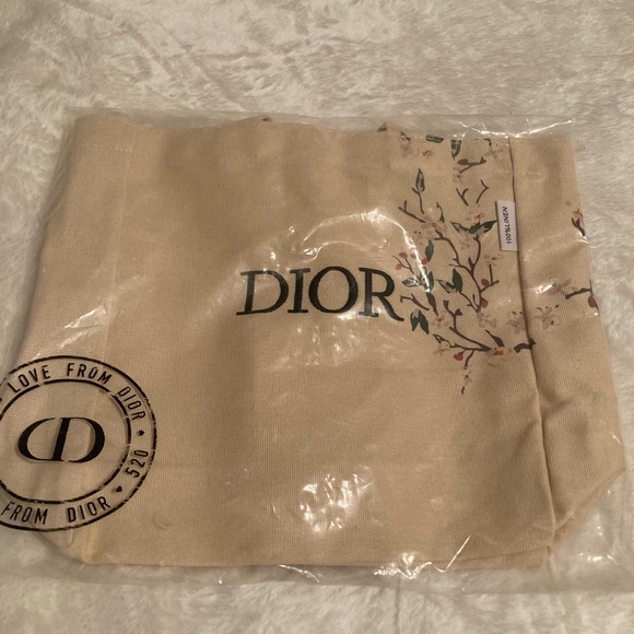 Dior Beaute Tote Canvas Bag Authentic - Picture 2 of 5